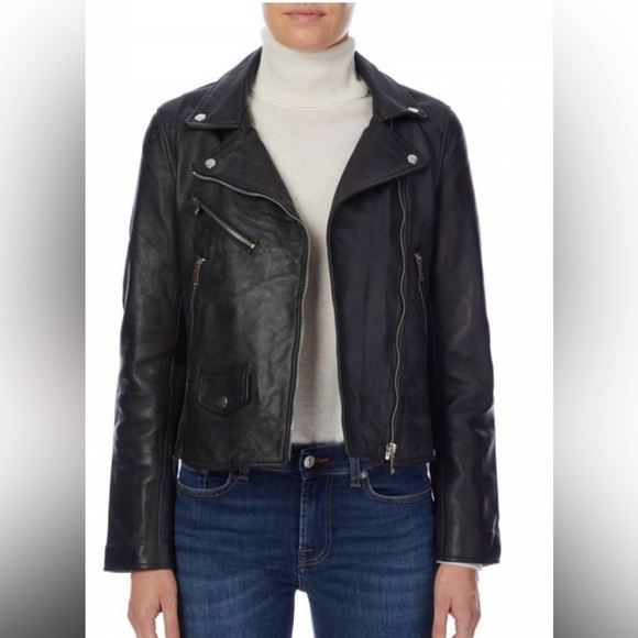 LEATHER MOTO JACKET - Picture 6 of 6